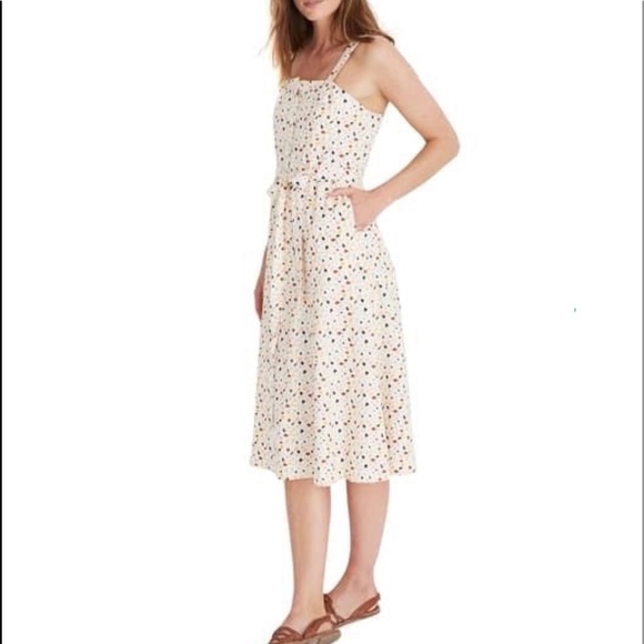 Madewell Dresses & Skirts - Madewell Terrazzo Square Neck Midi Dress